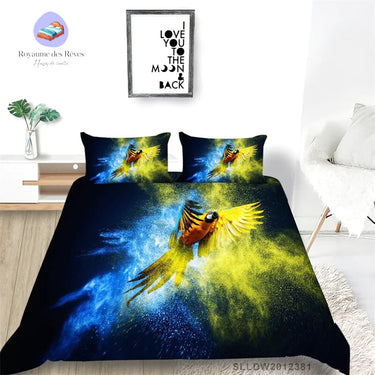 Housse de Couette Perroquet 140x200